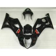 ABS Carenados Motocicleta GSXR 1000 K3 03-04 - Brillante Negro