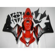 ABS Kits Carenados Moto CBR 600 RR 07-08 - Negro Rojo