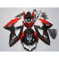 ABS Kits Carenados Moto GSXR 1000 K7 07-08 - Negro Rojo