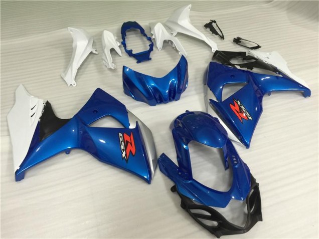 ABS Kits Carenados Moto GSXR 1000 K9 09-16 - Azul Blanco