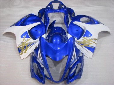 ABS Kits Carenados Moto GSXR 1300 Hayabusa 08-19 - Azul Blanco