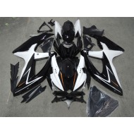 ABS Kits Carenados Moto GSXR 600 K8 08-10 - Negro Blanco