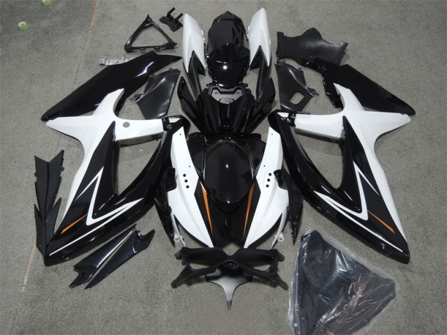 ABS Kits Carenados Moto GSXR 600 K8 08-10 - Negro Blanco