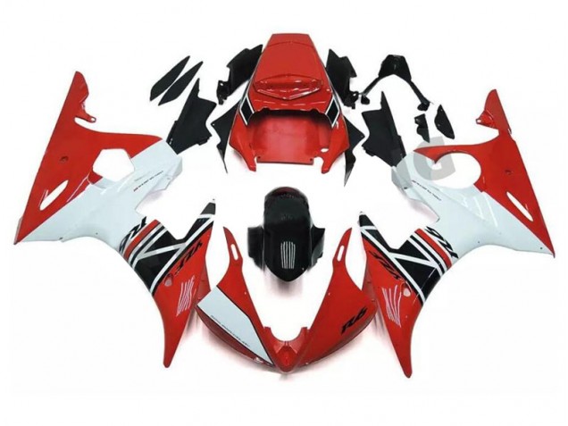 ABS Kits Carenados Moto R6 03-05 - Rojo Blanco Negro