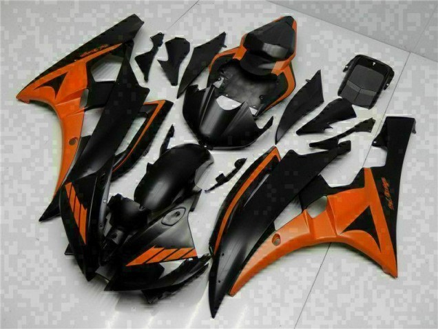 ABS Kits Carenados Moto R6 06-07 - Naranja Negro