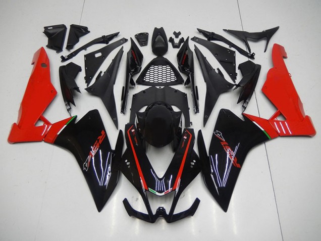 ABS Kits Carenados Moto RSV4 09-15 - Negro Rojo