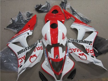 ABS Moto Plástica CBR 600 RR 07-08 - Rojo Blanco