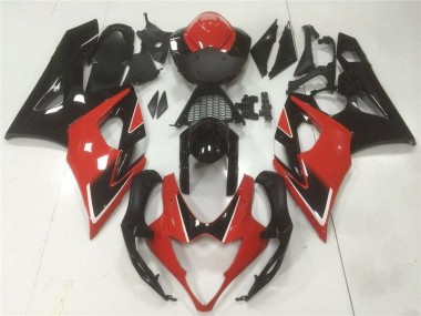 ABS Moto Plástica GSXR 1000 K5 05-06 - Rojo Negro