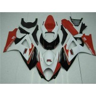 ABS Moto Plástica GSXR 1000 K7 07-08 - Rojo Blanco