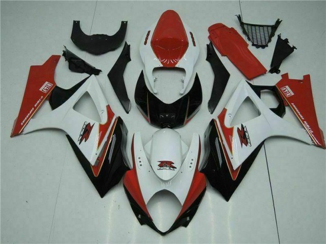 ABS Moto Plástica GSXR 1000 K7 07-08 - Rojo Blanco