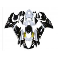 ABS Moto Plástica GSXR 600 / 750 K11 11-21 - Negro Blanco