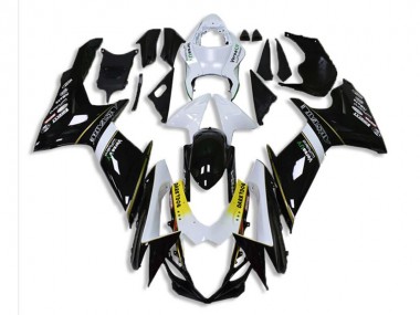 ABS Moto Plástica GSXR 600 / 750 K11 11-21 - Negro Blanco