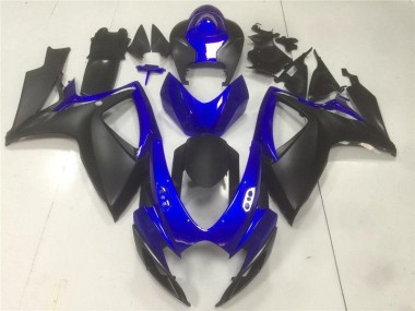 ABS Moto Plástica GSXR 600 / 750 K6 06-07 - Azul Negro