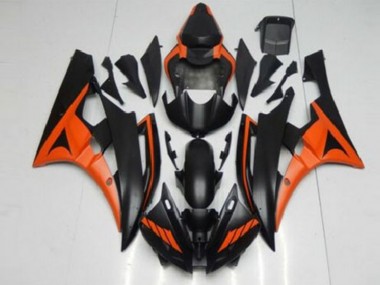 ABS Moto Plástica R6 06-07 - Naranja Negro