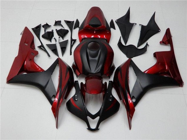 ABS Moto Plástico CBR 600 RR 07-08 - Rojo Negro