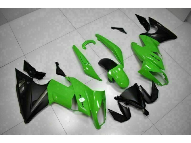 ABS Moto Plástico EX650 09-11 - Verde Negro