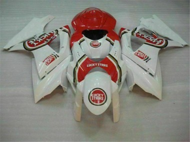 ABS Moto Plástico GSXR 1000 K7 07-08 - Rojo Blanco