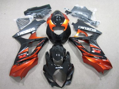 ABS Moto Plásticos GSXR 1000 K7 07-08 - Negro Naranja