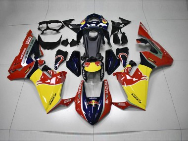 Carenados Moto CBR 1000 RR 17-23 - Azul Amarillo Rojo Red Bull