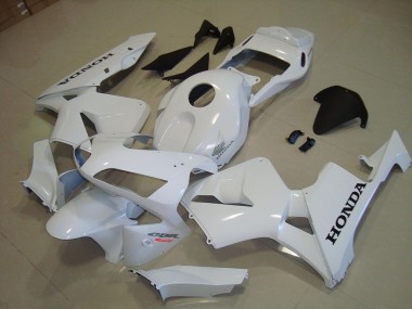 Carenados Moto CBR 600 RR 03-04 - Blanco Negro Calcomanía