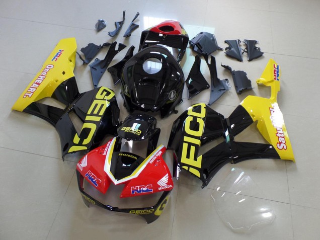 Carenados Moto CBR 600 RR 13-21 - Amarillo Negro Geico