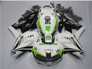 Carenados Moto CBR 600 RR 13-21 - Blanco Verde Hannspree ETS