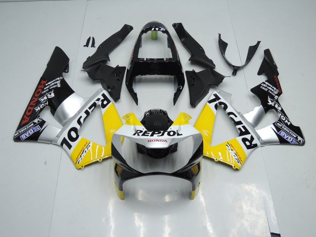 Carenados Moto CBR 900 RR 929 00-01 - Amarillo Plata Negro Repsol