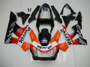 Carenados Moto CBR 900 RR 929RR 00-01 - Naranja Rojo Negro Repsol