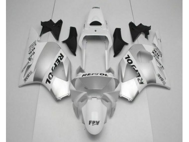 Carenados Moto CBR 900 RR 954RR 02-03 - Blanco Plata Negro Repsol