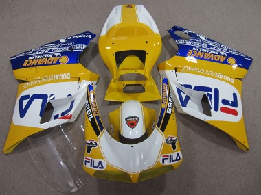 Carenados Moto Ducati 748 93-05 - Amarillo Blanco Fila