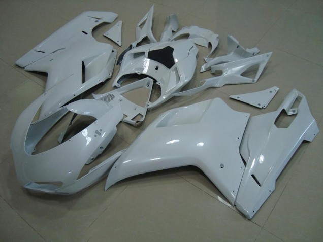 Carenados Moto Ducati 848 1098 1198 07-14 - Brillante Blanco