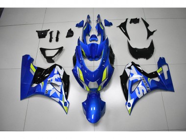 Carenados Moto GSXR 1000 17-23 - Azul Blanco Calcomanía