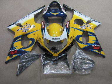 Carenados Moto GSXR 1000 K1 00-02 - Amarillo Azul Corona Extra