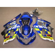 Carenados Moto GSXR 1000 K1 00-02 - Azul Amarillo Telefumica Movistar