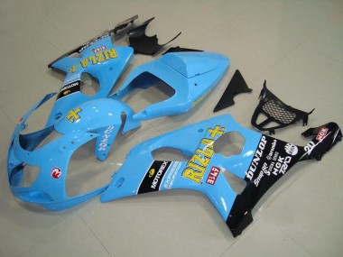 Carenados Moto GSXR 1000 K1 00-02 - Claro Azul Negro