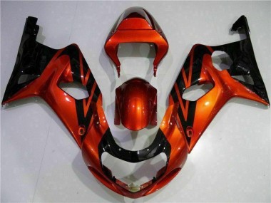 Carenados Moto GSXR 1000 K1 00-02 - Naranja Negro