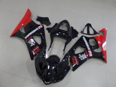 Carenados Moto GSXR 1000 K3 03-04 - Negro y rojo