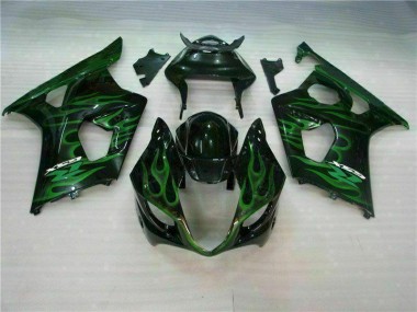 Carenados Moto GSXR 1000 K3 03-04 - Verde Negro