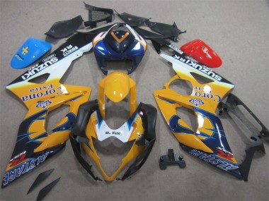 Carenados Moto GSXR 1000 K5 05-06 - Amarillo Azul Corona Extra