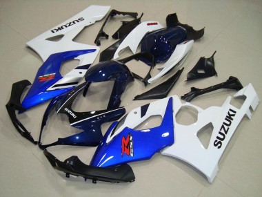 Carenados Moto GSXR 1000 K5 05-06 - Azul Blanco Negro