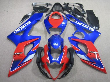 Carenados Moto GSXR 1000 K5 05-06 - Azul Rojo