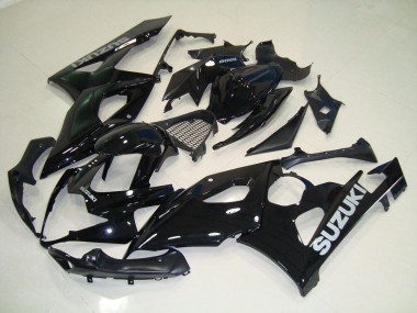 Carenados Moto GSXR 1000 K5 05-06 - Negro Plata Calcomanías