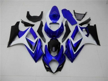 Carenados Moto GSXR 1000 K7 07-08 - Azul Blanco Negro