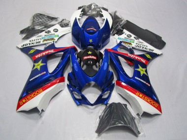 Carenados Moto GSXR 1000 K7 07-08 - Azul Rojo Rockstar