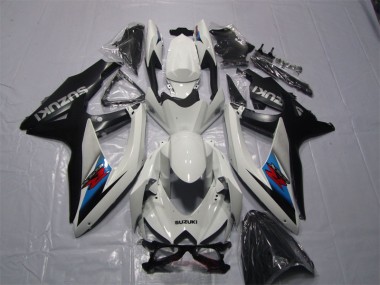 Carenados Moto GSXR 1000 K7 07-08 - Blanco Negro