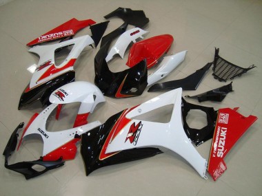 Carenados Moto GSXR 1000 K7 07-08 - Blanco Rojo Negro