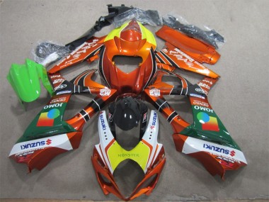 Carenados Moto GSXR 1000 K7 07-08 - Naranja Amarillo Monster