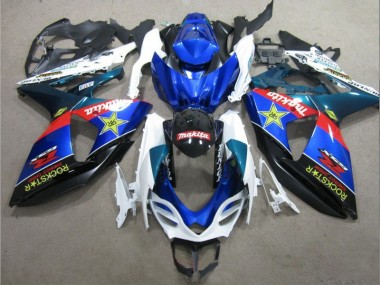 Carenados Moto GSXR 1000 K9 09-16 - Azul Blanco Rockstar