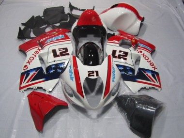 Carenados Moto GSXR 1300 Hayabusa 96-07 - Blanco Rojo Xerox 21