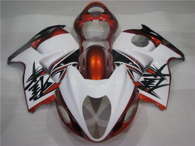 Carenados Moto GSXR 1300 Hayabusa 96-07 - Naranja Blanco Negro